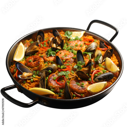 Seafood Boil, An overflowing seafood boil with crawfish, crab, and shrimp isolated on transparent background