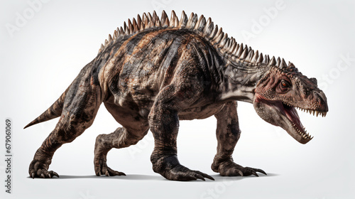 Walking dinosaurs. Character on a white background
