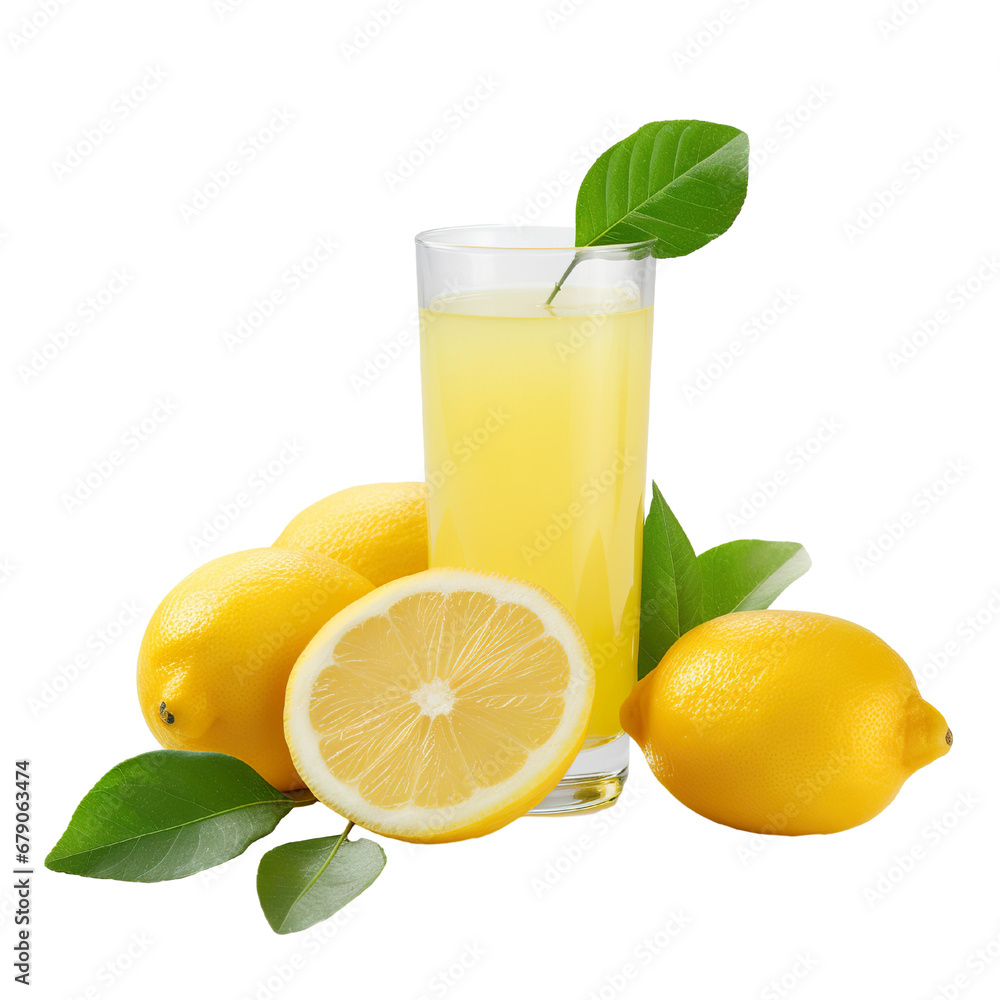 Lemon Juice on a white background isolated PNG Lemon Juice on a white background isolated PNG