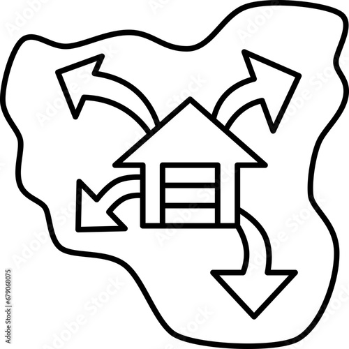 distributed  icon