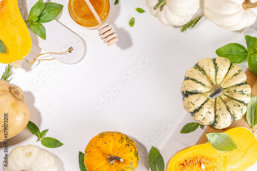 Pumpkins cooking background