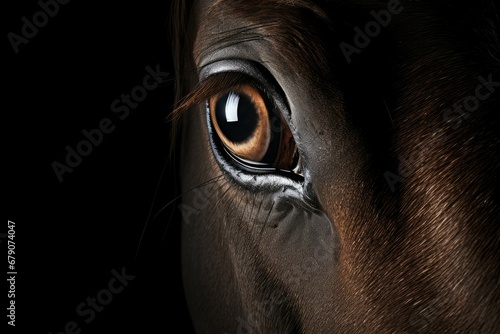 Equine vision in darkness © Muh