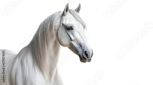 Arabian horse on the transparent background