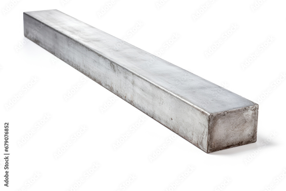 Metallic engineering components, including stainless steel tubes, in a warehouse, isolated on white Metallic engineering components, including stainless steel tubes, in a warehouse, isolated on white