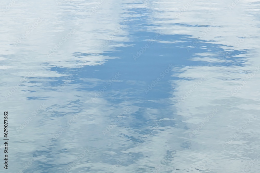 Reflection on sea surface. Reflection on sea surface.
