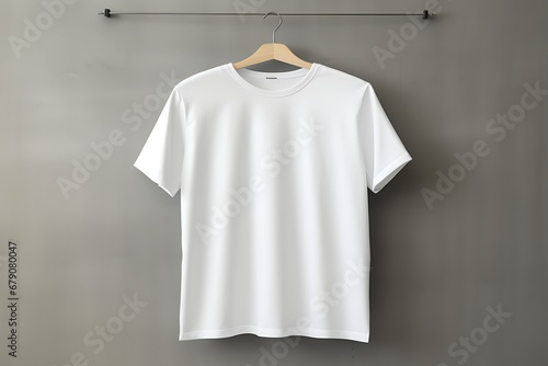 Wardrobe Canvas: Blank T-Shirt Mockup for Seamless Branding