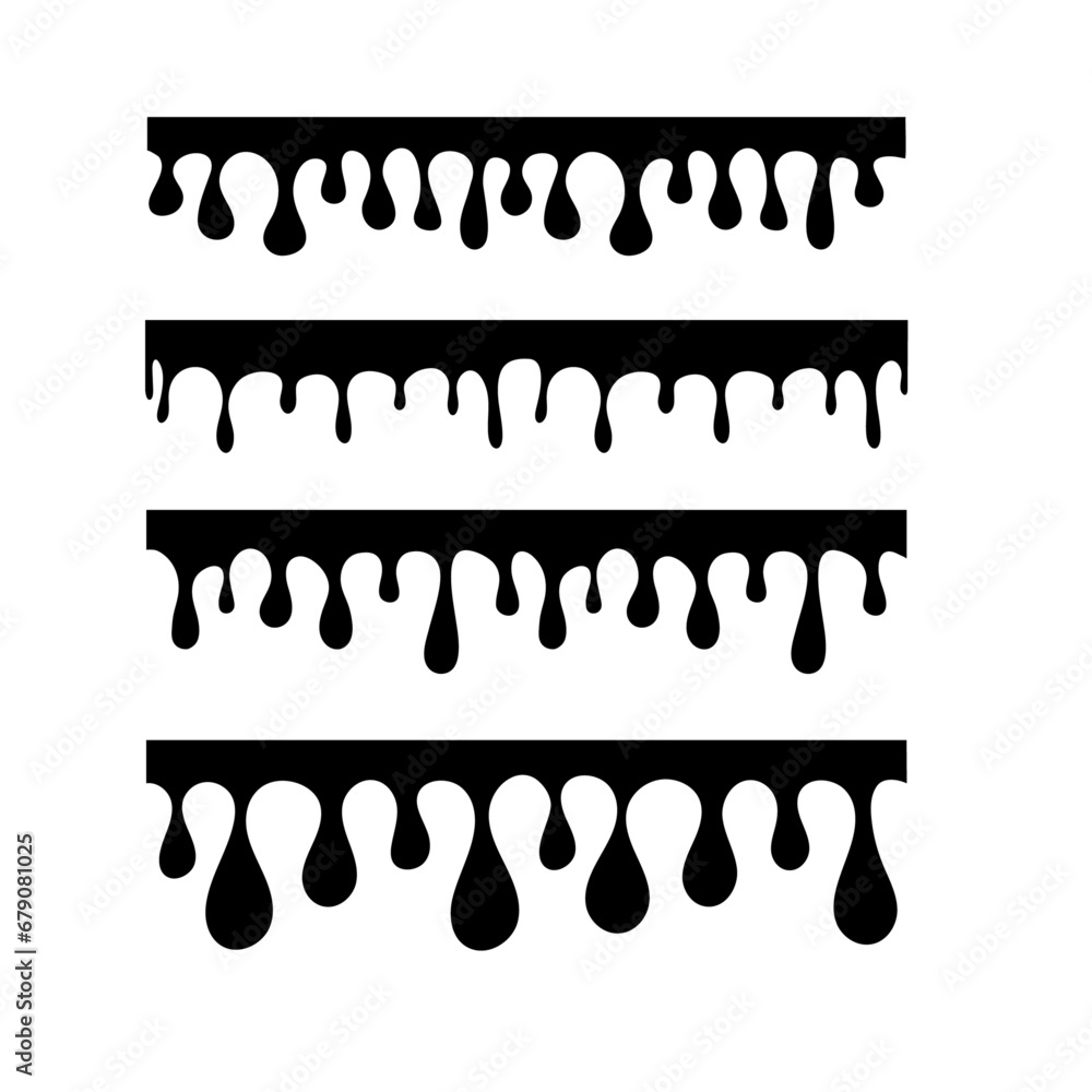 Dripping drops vector illustration. Editable graphic resources. Paint dripping. Dripping liquid. Flowing liquid. Dripping drops vector illustration. Editable graphic resources. Paint dripping. Dripping liquid. Flowing liquid.