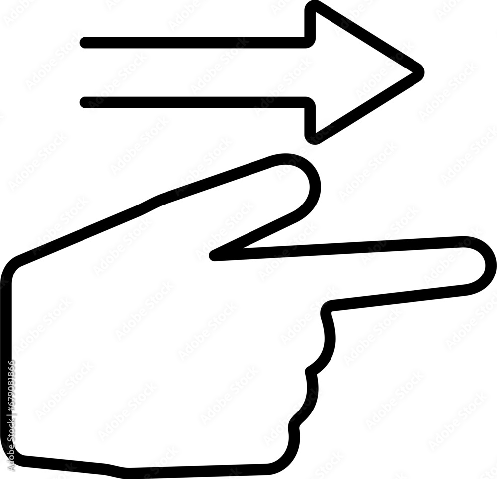 Fototapeta premium Point Right