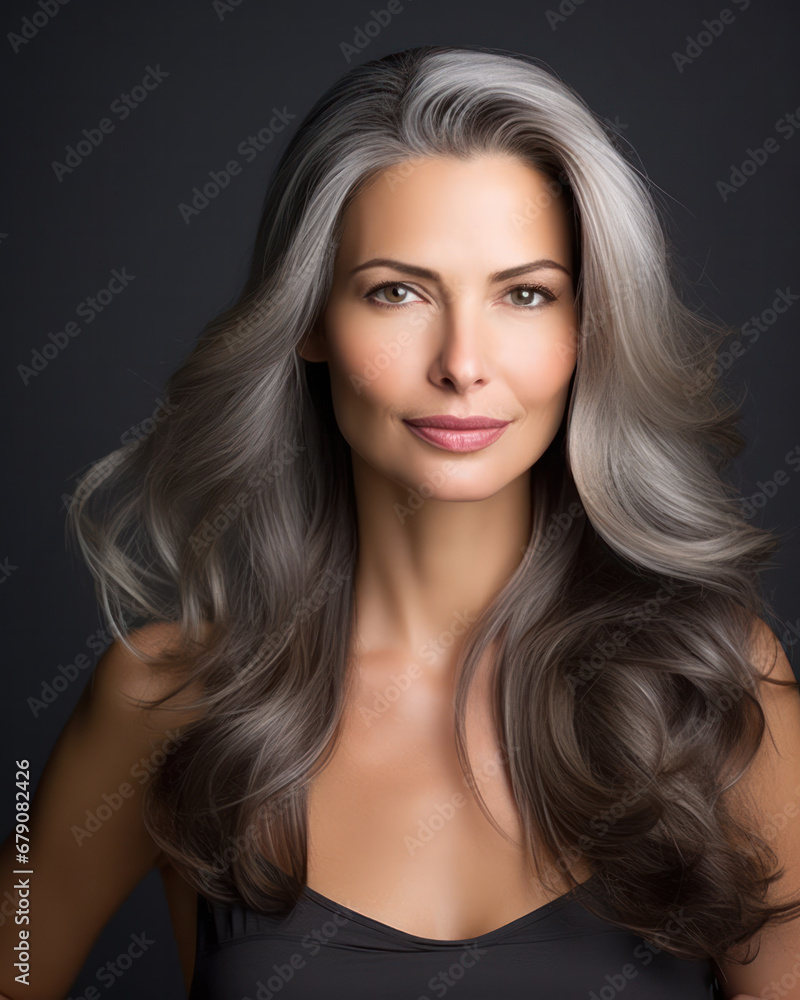 Beautiful blonde woman with beautiful curly hairstyle posing in the studio Beautiful blonde woman with beautiful curly hairstyle posing in the studio