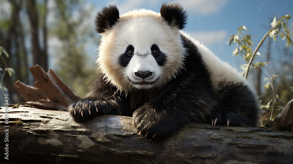 Obraz premium Cute panda wallpapers