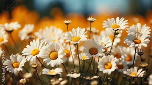 Flowers Daisies Summer Spring Meadow, HD, Background Wallpaper, Desktop Wallpaper