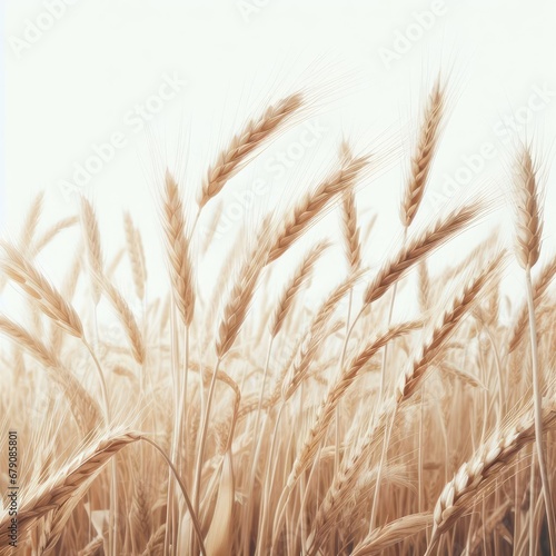 golden wheat field and sky