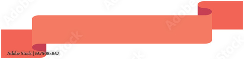 Free Download Vector illustration of Simple ribbon 5  (red) - GFXLoad