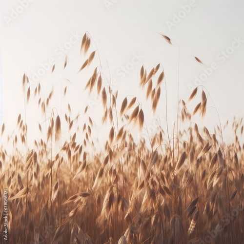 golden wheat field and sky