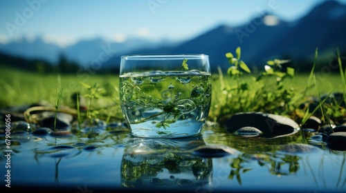 Fresh Spring Water Directly Mountains Tyrol, HD, Background Wallpaper, Desktop Wallpaper