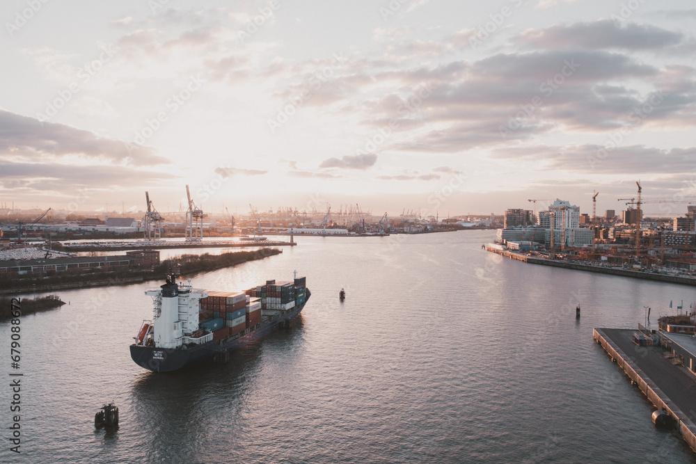 Fototapeta premium Hamburger Hafen