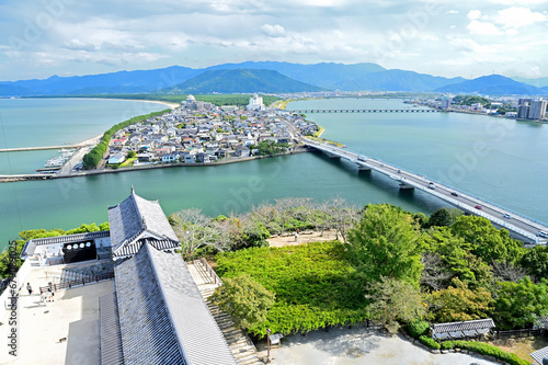 唐津城天守からの眺め　佐賀県唐津市 photo