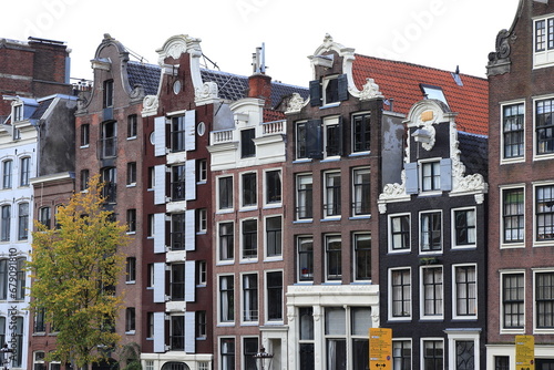 Amsterdam Herengracht Canal Traditional House Facades, Netherlands