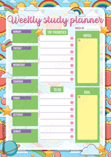 Student Lesson Plan and To-Do List Template