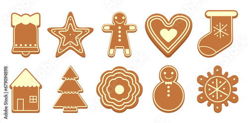 Christmas gingerbread cookies winter homemade