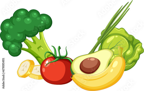 Group of Food Containing Essential Vitamin K