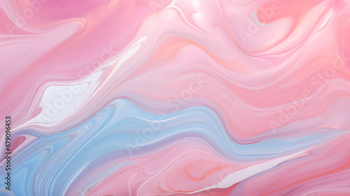 wave liquid paint marble texture background. Generative AI.
