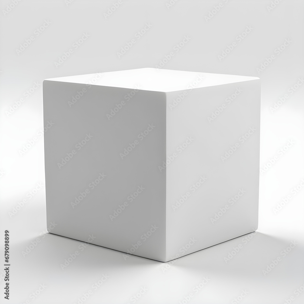 3d box white 3d box white