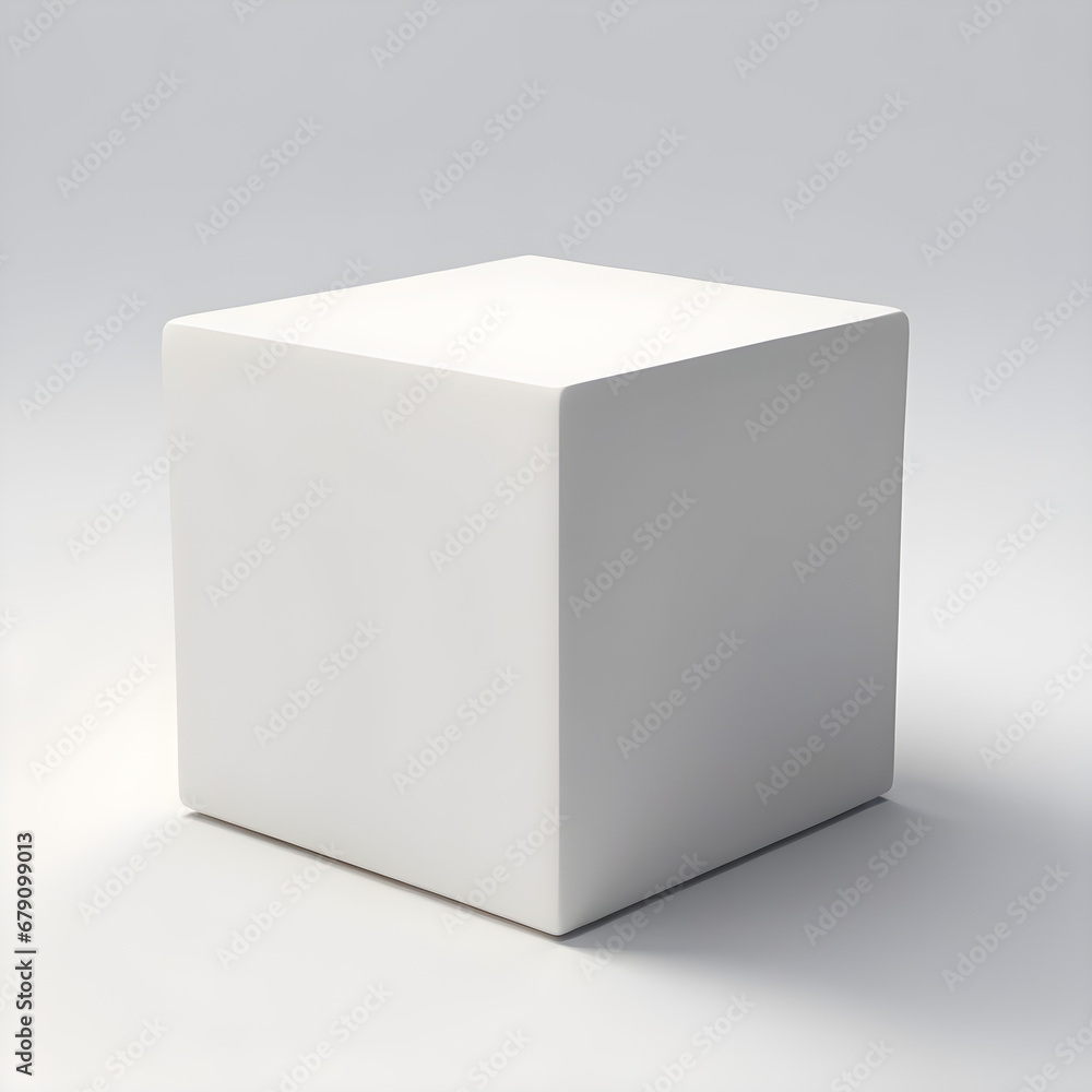 3d box white 3d box white