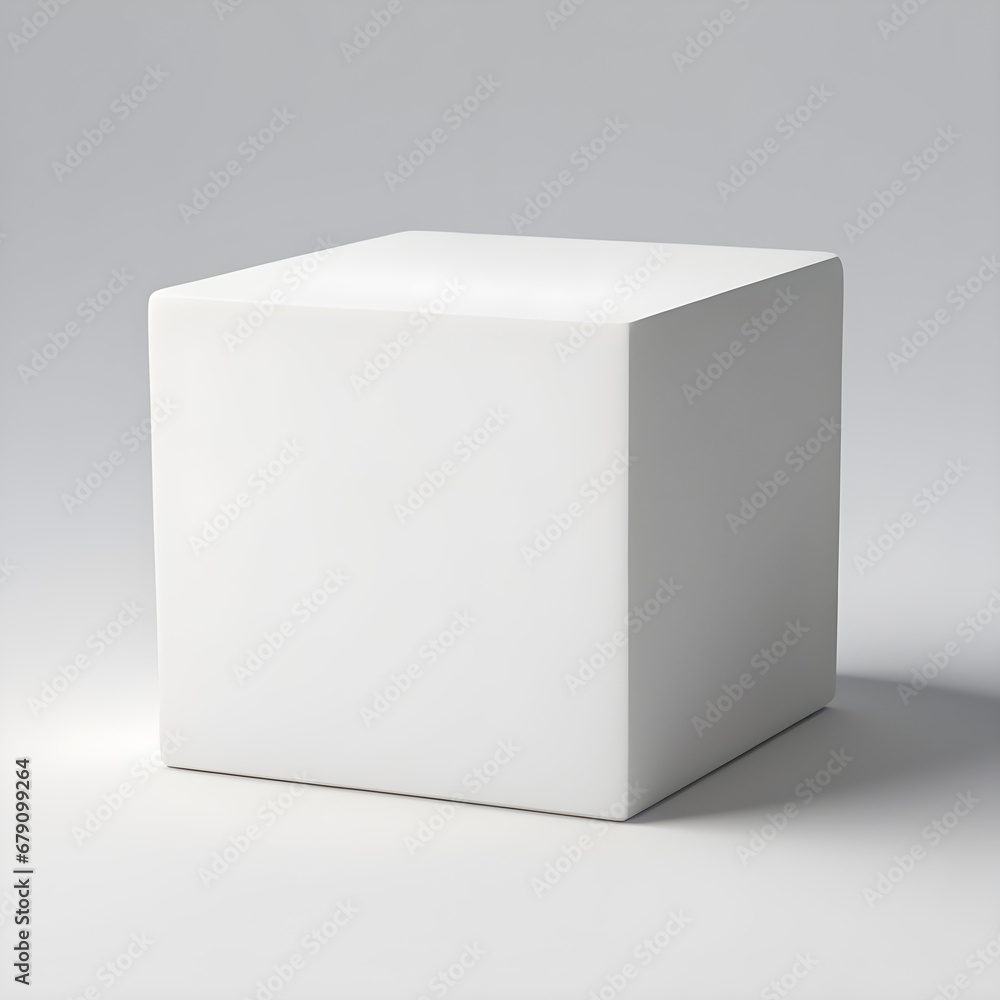 white cardboard 3d box white cardboard 3d box