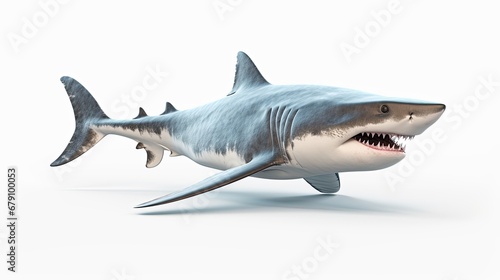 Shark isolated on white background