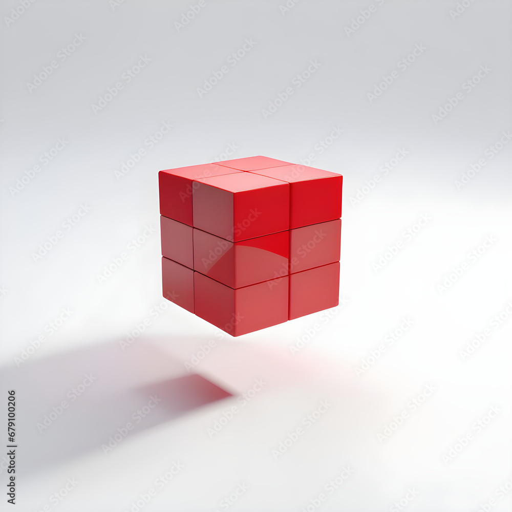 Obraz premium Red Cube