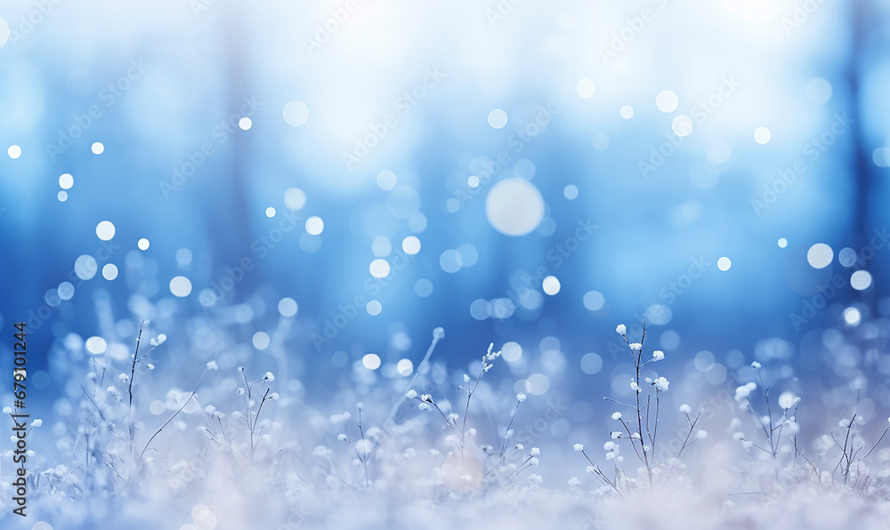 Winterhintergrund frostig