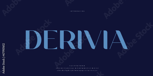 Elegant Font Uppercase Lowercase and Number. Classic Lettering Minimal Fashion Designs. Typography modern Serif fonts regular decorative vintage concept. vector illustration