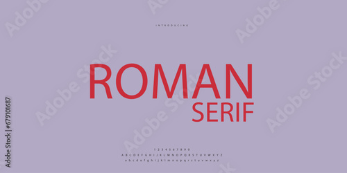 Elegant Font Uppercase Lowercase and Number. Classic Lettering Minimal Fashion Designs. Typography modern Serif fonts regular decorative vintage concept. vector illustration