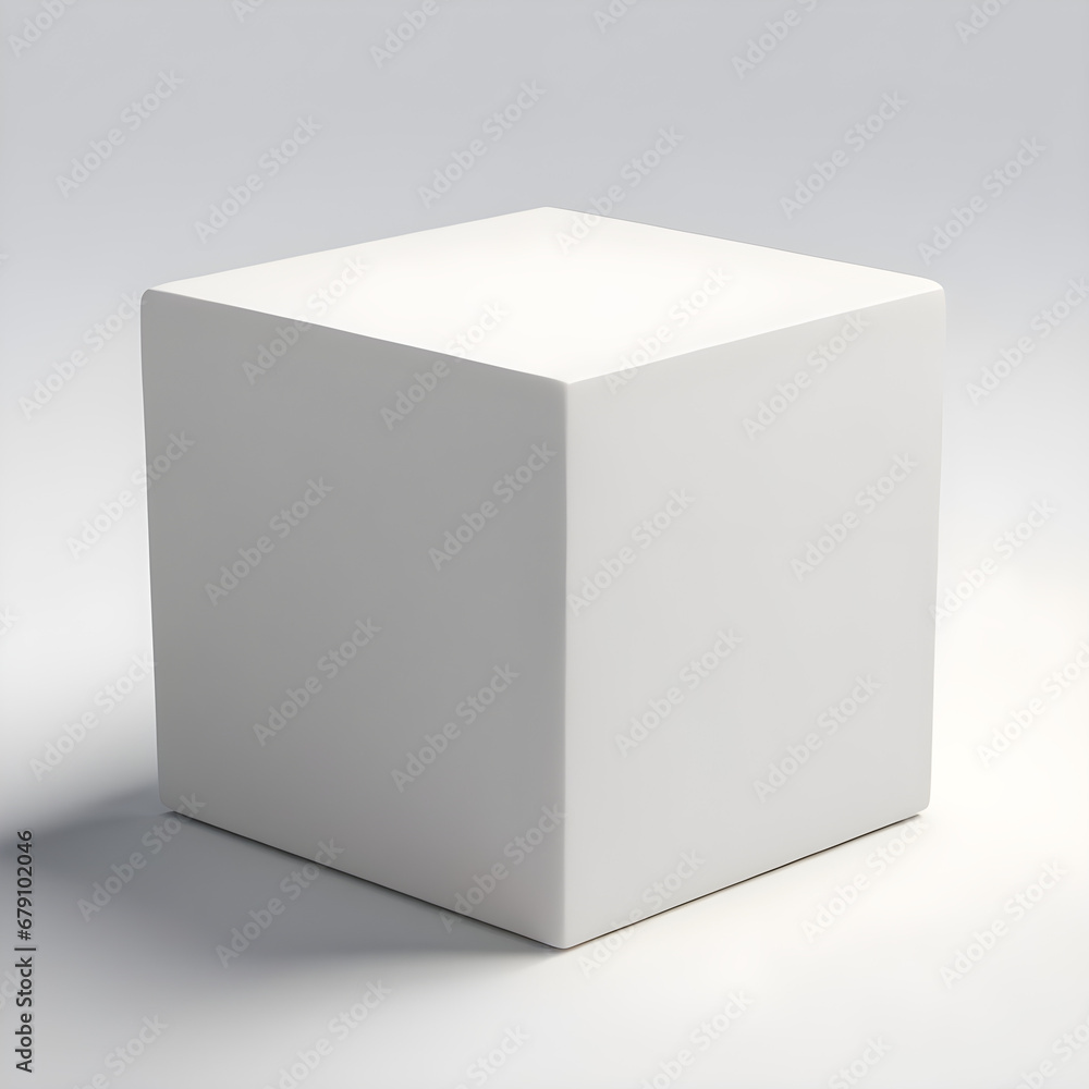 white 3d box white 3d box