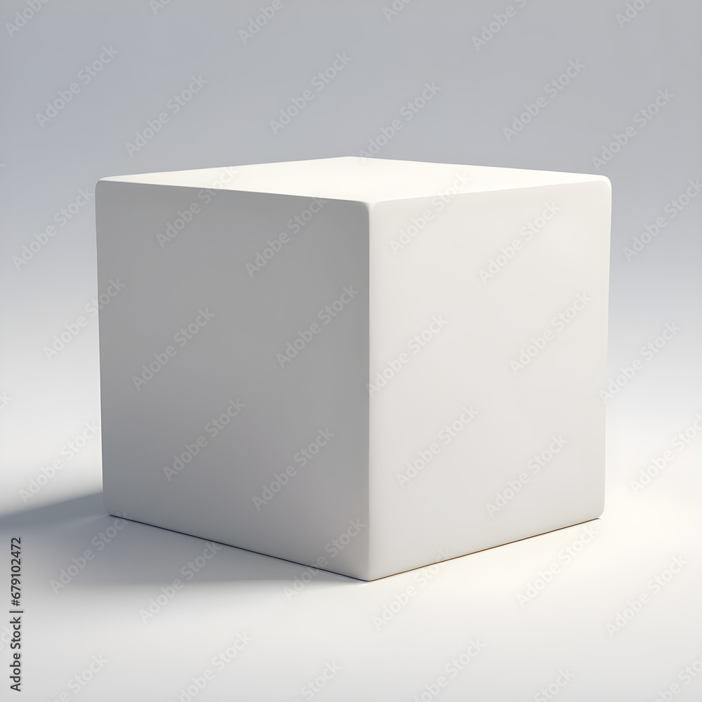 white 3d box white 3d box