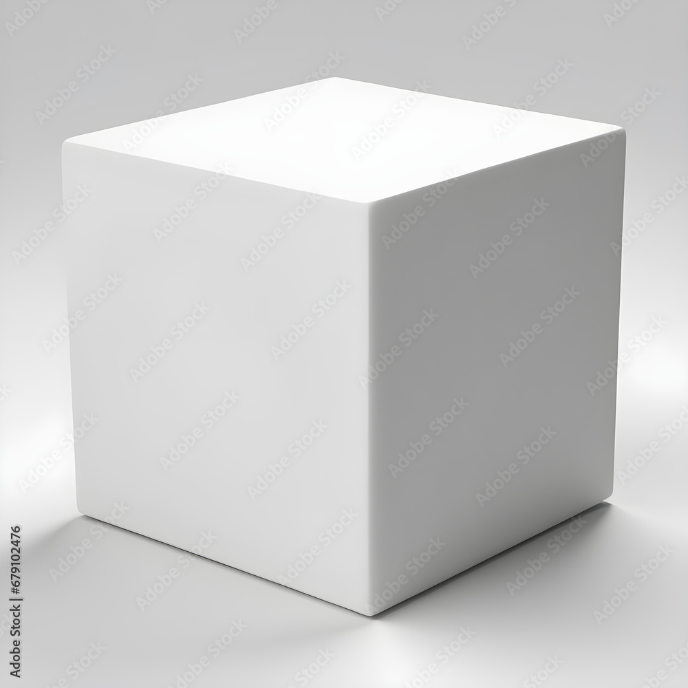 white 3d box white 3d box