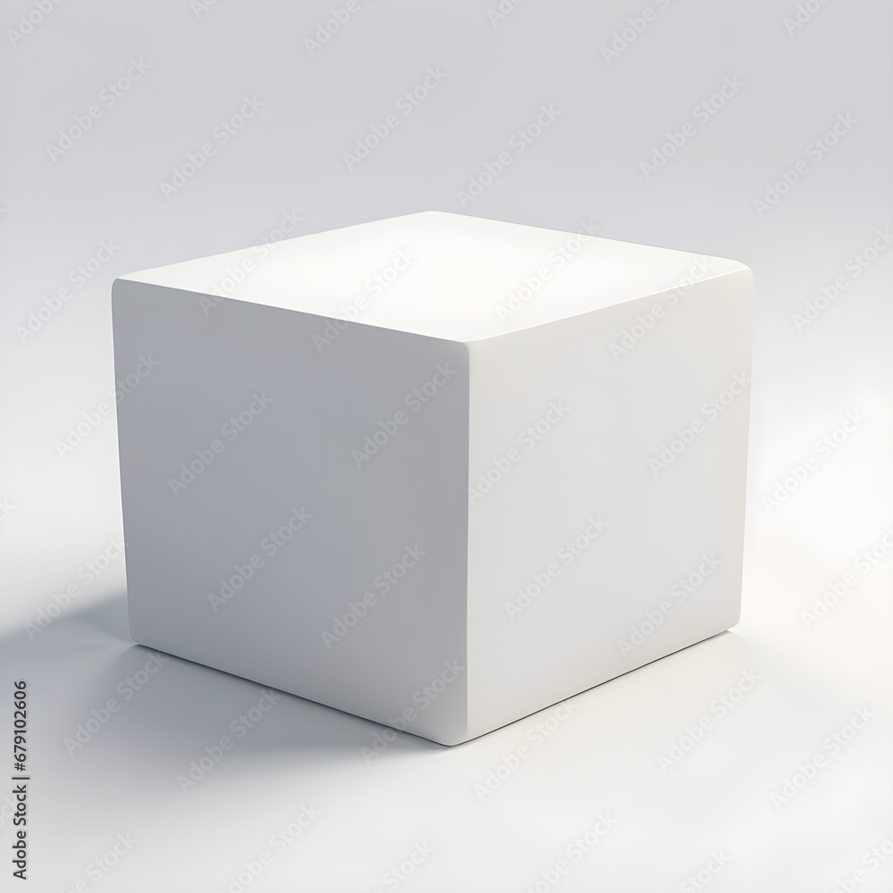 white 3d box white 3d box
