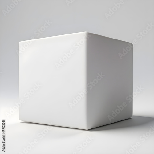 White 3d box © AiDistrict