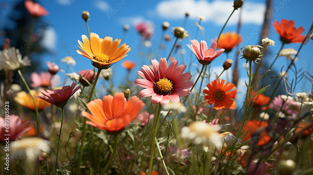 flowers HD 8K wallpaper Stock Photographic Image