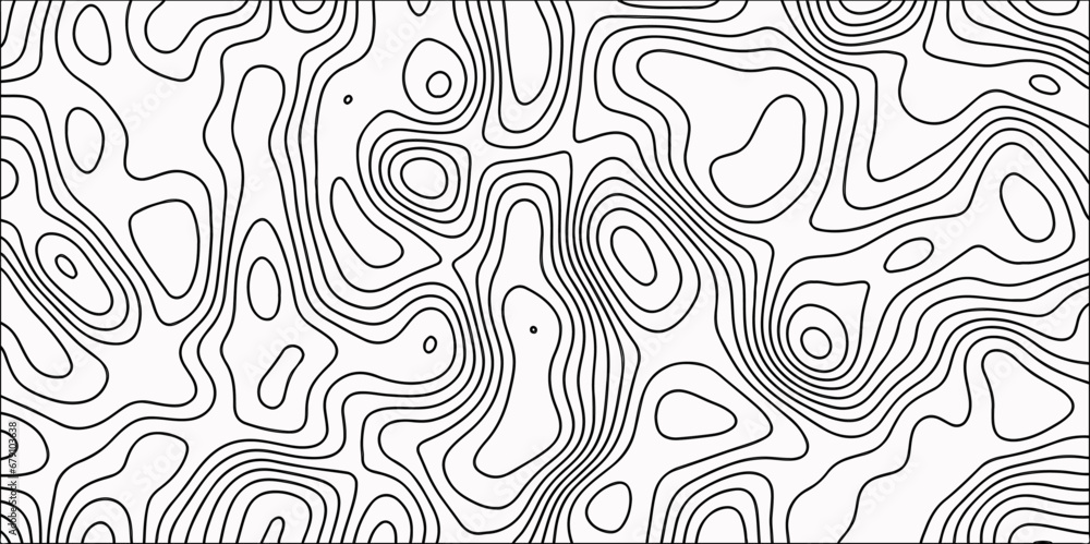 Natural printing illustrations of Map in Contour Line Light topographic topo contour Black-white background from a line similar to a Topographic 