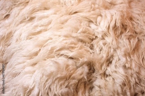 close-up of a sheeps fluffy wool