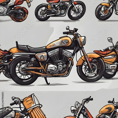 Motorcycle Icon Background Very Cool