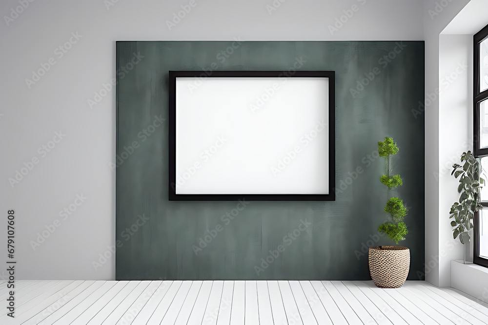 Podium Display Home office concept, picture frame mockup Podium Display Home office concept, picture frame mockup