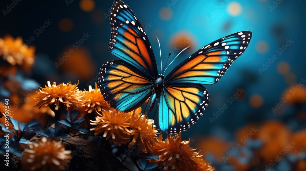 Beautiful Image Nature Monarch Butterfly, HD, Background Wallpaper, Desktop Wallpaper