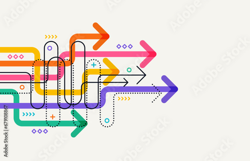 Abstract arrow direction. Technology background. High speed. Hi-tech