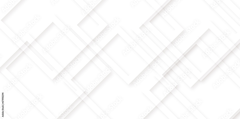 Modern white diamond texture seamless abstract technology line triangle background with lines. White modern geometric background. Texture for cover design, website background, advertising.