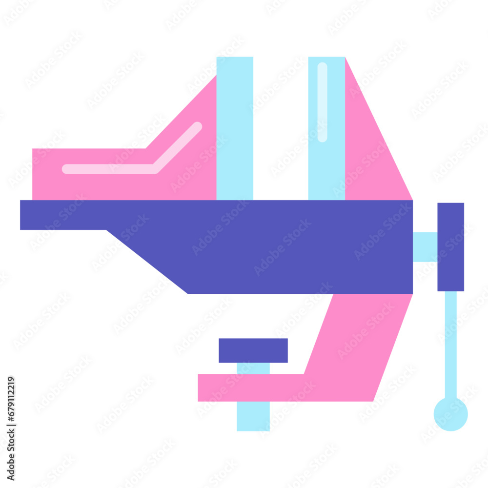Vise Icon. Construction and Manufacturing icon Vise Icon. Construction and Manufacturing icon
