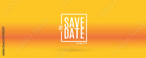 Save the date banner. Can be used for business, marketing and advertising. logo graphic design of event summit made for economic, business and environment upcoming events. Vector EPS 10