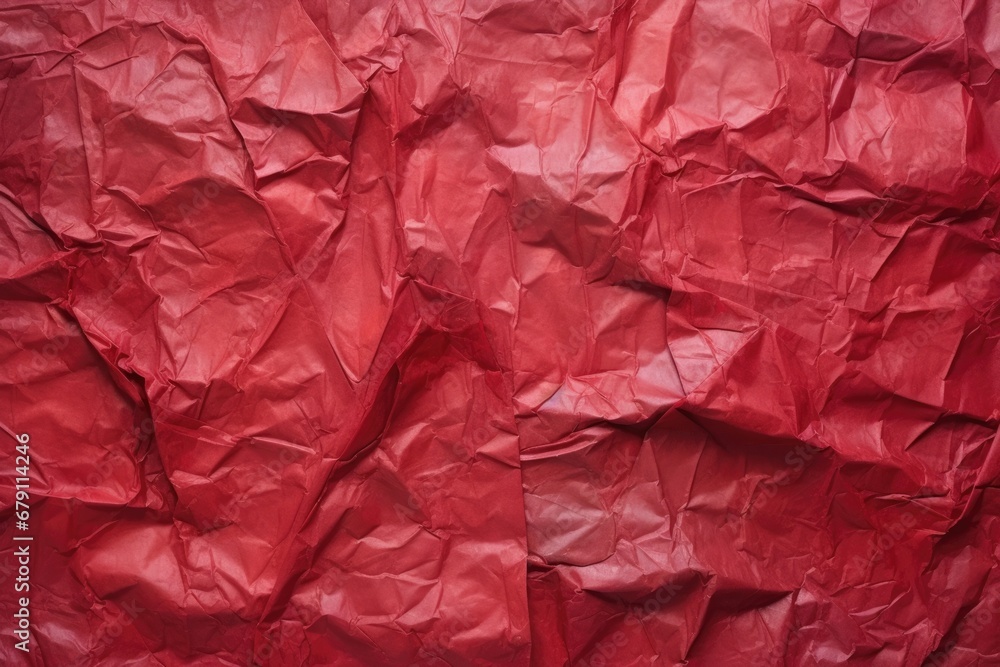 custom made wallpaper toronto digitaloverhead shot of crumpled red craft paper